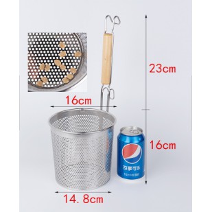 Vợt trụng hủ tiếu inox (vá trụng hủ tiếu inox) - 11.2x13.2cm