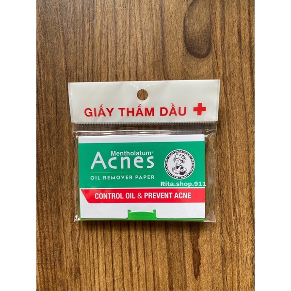 Giấy thấm dầu Acnes Oil Remover Paper 100 tờ