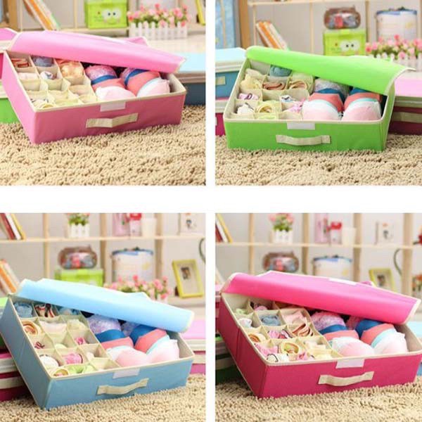 Hộp 16 ô đựng đồ lót tiện ích cho gia đình
