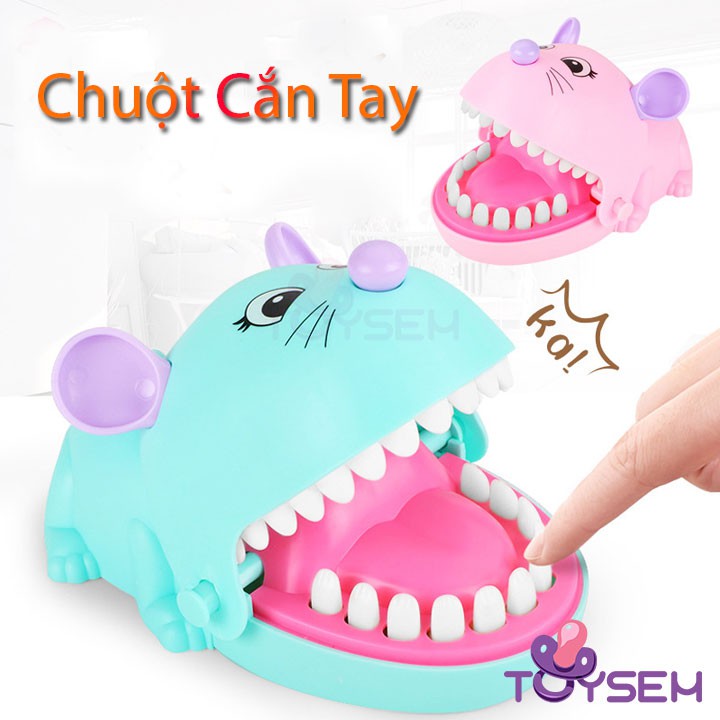 Đồ chơi chuột cắn tay Toysem cho trẻ em từ 3 tuổi trở lên rèn luyện tính nhanh nhẹn cho bé - Quà tặng sinh nhật cho bé