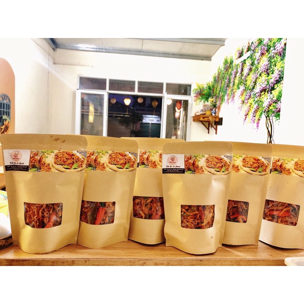 Khô Gà Cay Lá Chanh Lịm Food's 1kg (Mềm - Đậm vị) | An Toàn Vệ Sinh Thực Phẩm - Đồ Ăn Vặt Lịm Food's | BigBuy360 - bigbuy360.vn