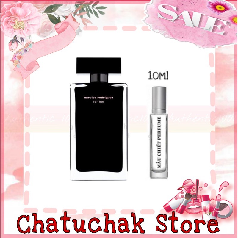 |Chính Hãng|Nước hoa dùng thử Narciso Đen for her EDT 5ml/10ml/20ml