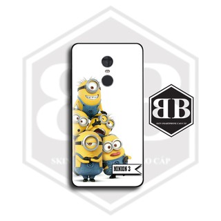 Ốp lưng kính cường lực Xiaomi Redmi Note 4 / Redmi Note 5 Pro Redmi note 5 / Redmi 5 Plus / Redmi Note 5A in hình minion