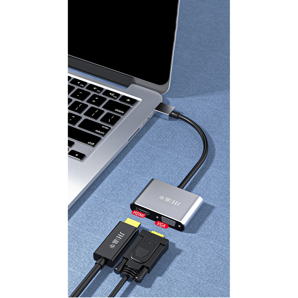 Cáp USB 3.0 ra HDMI, VGA cho Window, Macbook - Jinghua Z316