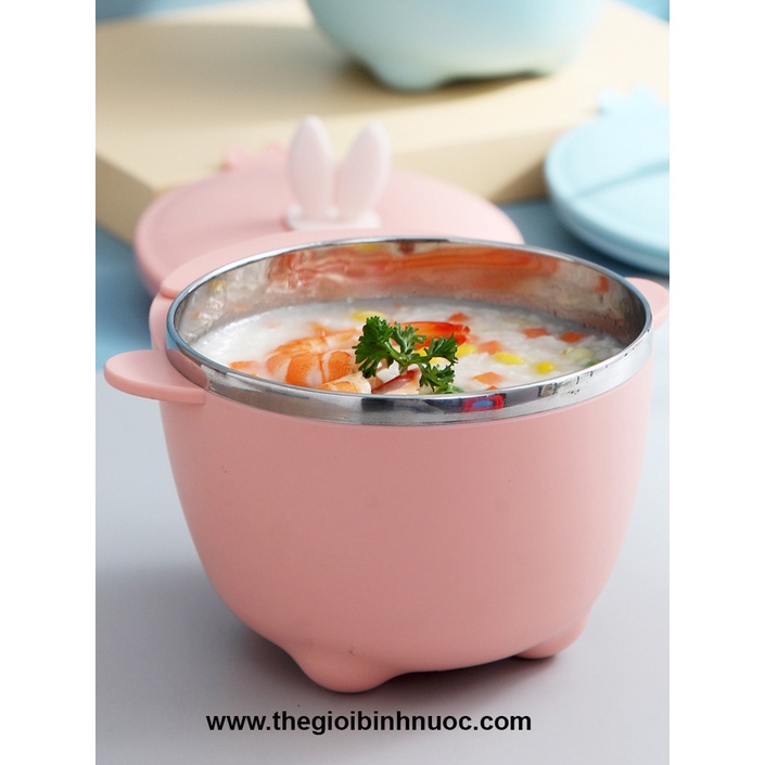 Tô inox 304 đựng cháo Hộp đựng canh giữ nhiệt