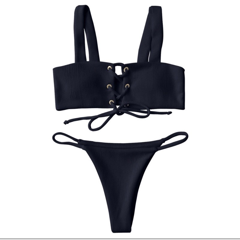 Bikini 2 mảnh quần thong (ảnh thật)