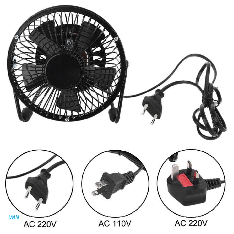 Quạt điện để bàn AC 110V 220V phích cắm US EU UK