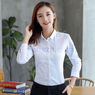 Áo Sơ Mi Nữ Dấu Cúc Cổ Đức H-8531