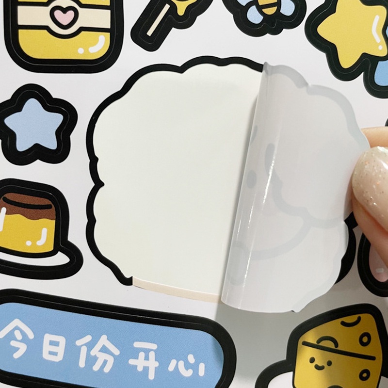 Miếng Dán Trang Trí Nhật Ký/Nhật Ký Hình Động Vật Hoạt Hình Dễ Thương DIY