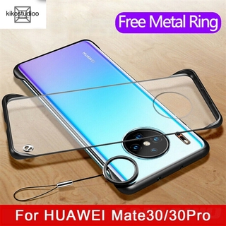 Ốp điện thoại không viền mặt nhám cho Huawei P20 Pro P30 Mate 20 Pro Mate 30 Nova 5 5T Honor 8X 20 Pro