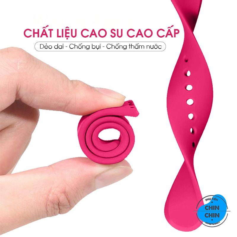 Dây Apple Watch Sport Band Chất Liệu Cao Su Cao Cấp Dành Cho Series 6 5 4 3 2 1 Full Size 38mm 40mm 42mm 44mm