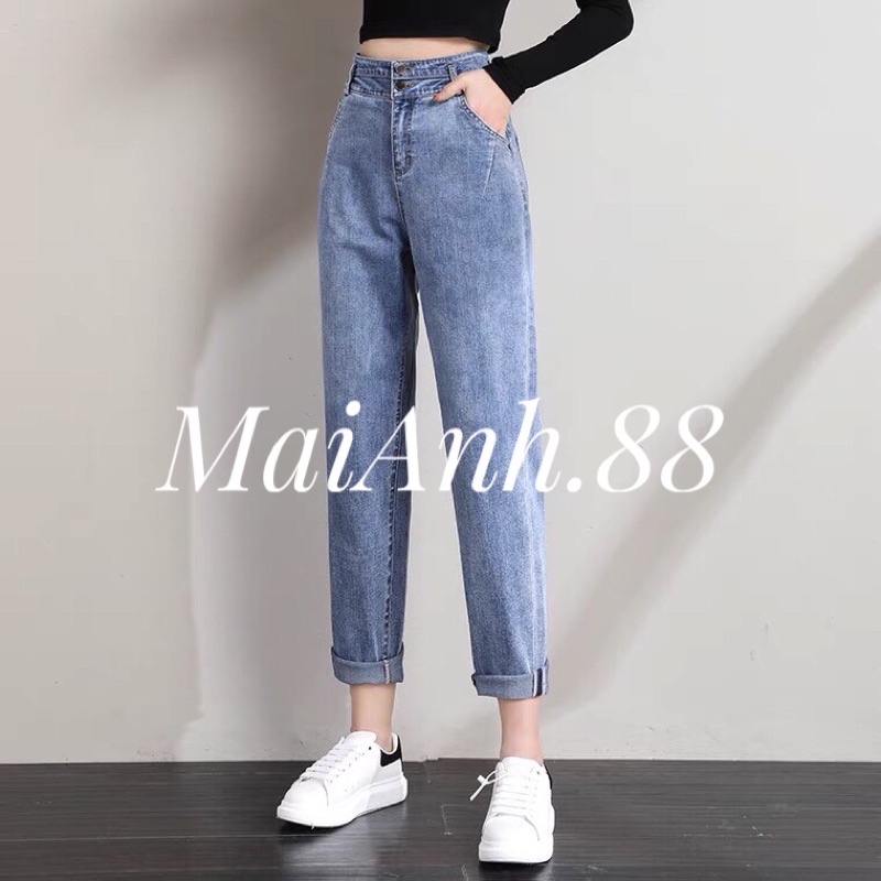 Quần Jean baggy nữ cạp cao MaiAnh.88 quần bò baggy nữ lưng cao phong cách Street style