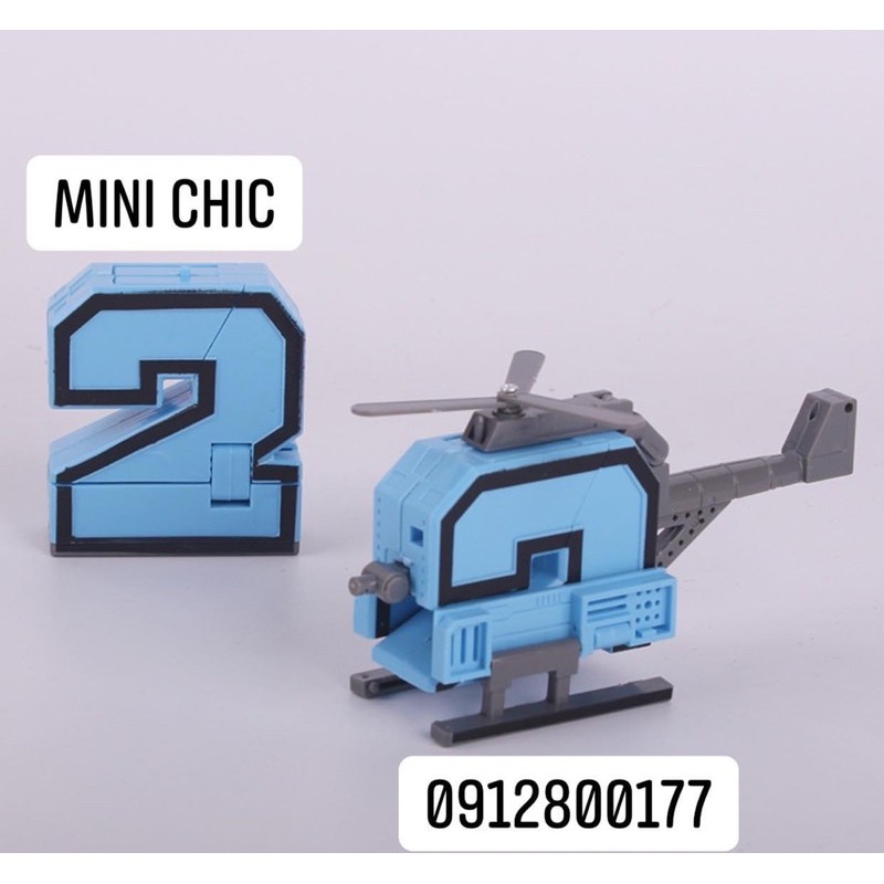 Đồ chơi số biến hình 15 chi tiết