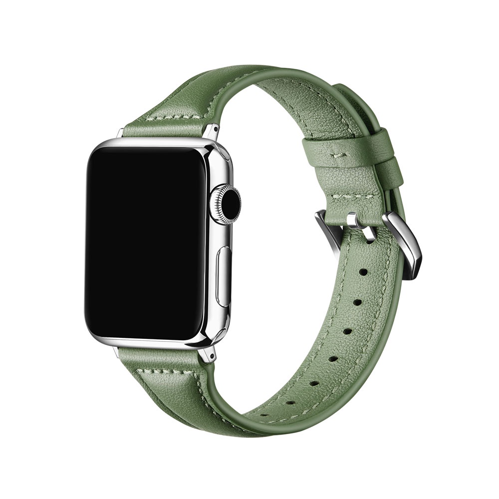 Dây Đeo Da Thay Thế Cho Đồng Hồ Thông Minh Apple Watch iwatch7 Series 6/5/4/3/SE 41mm45mm 40mm44mm/6 5 4 Se38Mm42Mm