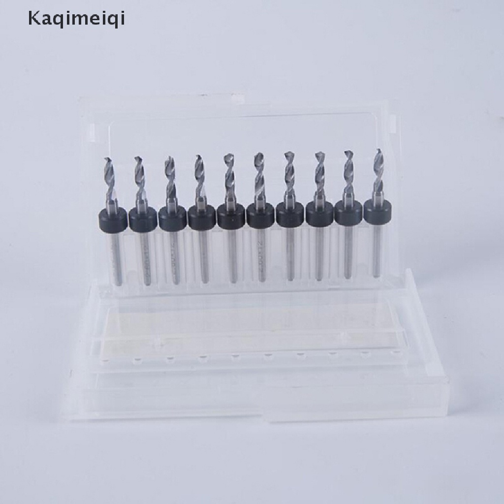 Set 10 mũi khoan mini PCB in hình bảng mạch cacbua CNC