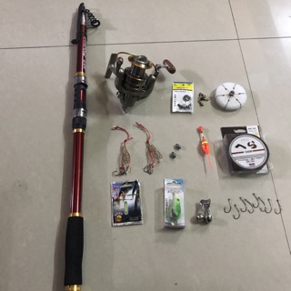 Combo cần rút 2,7 m -3,6 m máy 6000
