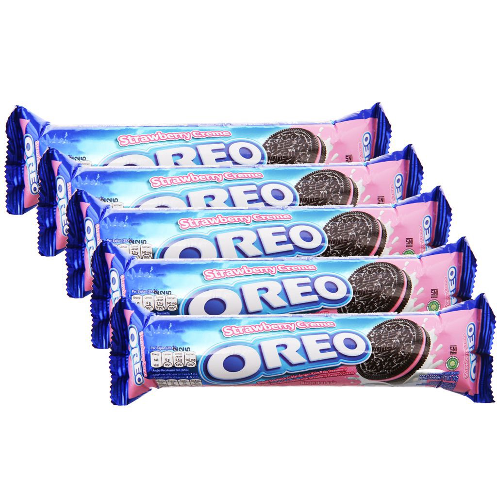 Combo 5 Thỏi Bánh Oreo 137G (Trộn vị ngẫu nhiên)