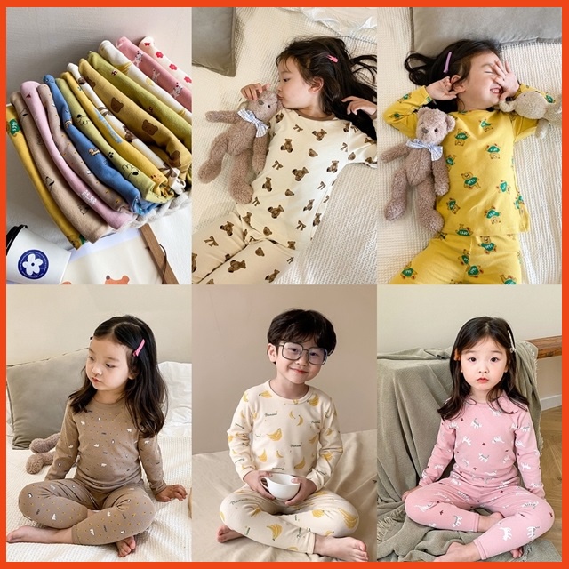 Bộ quần áo thu đông cho bé gái/ trai chất cotton đẹp của Ambb Kids mẫu mới nhất 1-7 tuổi (có clip, ảnh thật)