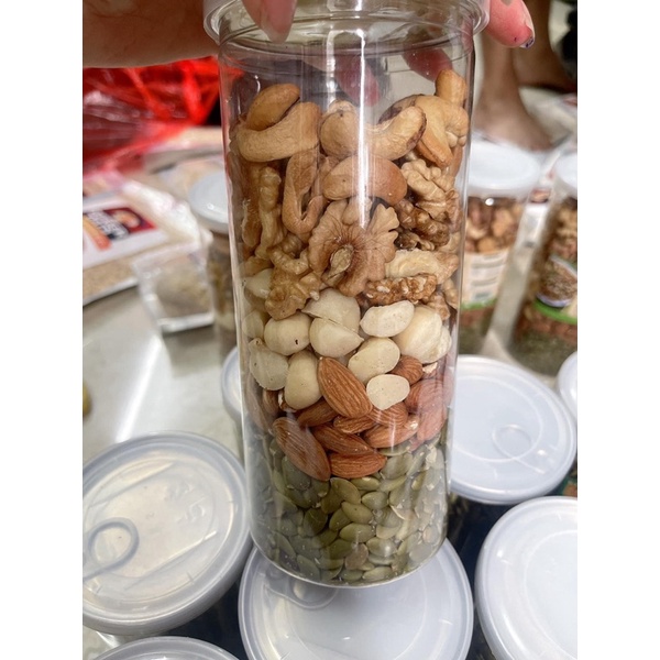 hạt mix   500g làm kẹo noughat hàng như hình có sẵn