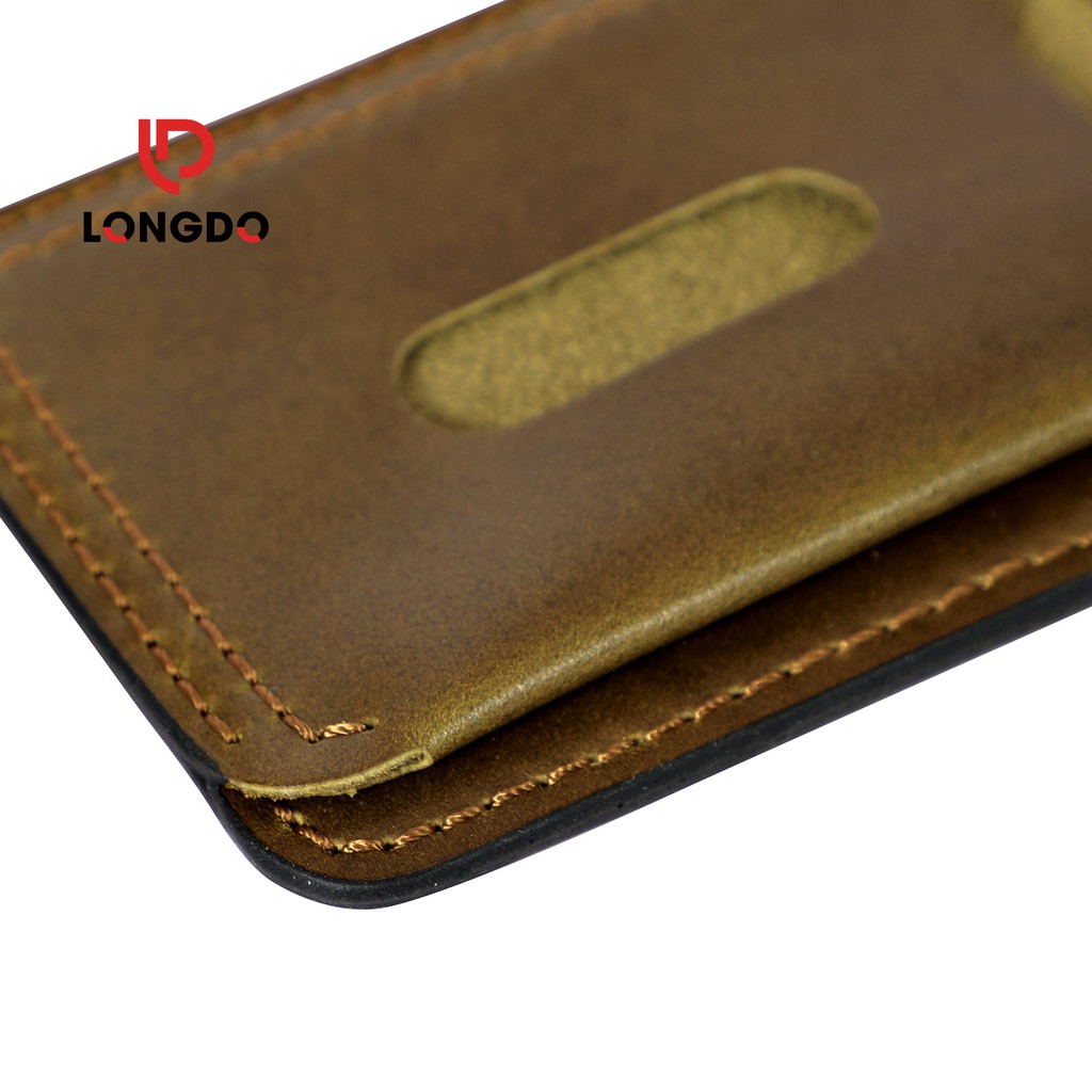 Ví nam xanh rêu - Cam kết 100% da bò thật nhập khẩu - Bảo hành 5 năm - Thương hiệu uy tín Longdo Leather