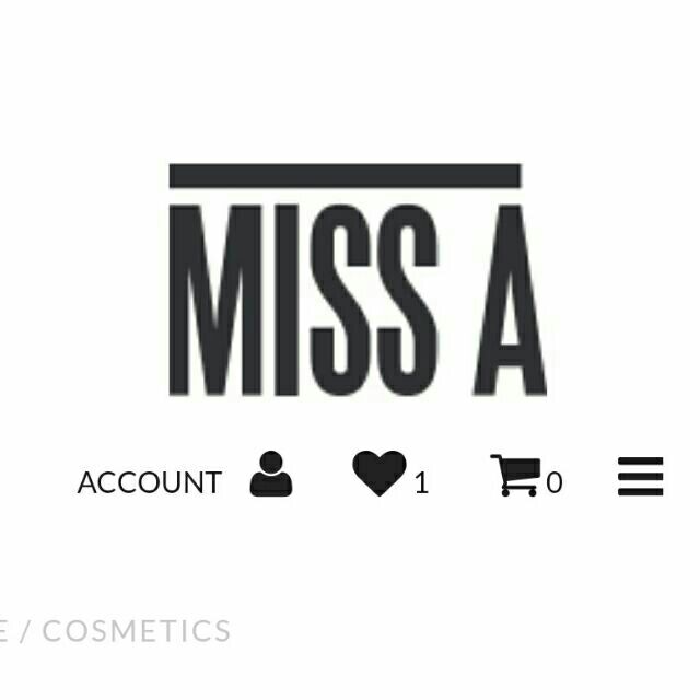 Bộ trang điểm web ShopMissA