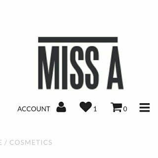 Bộ trang điểm web ShopMissA