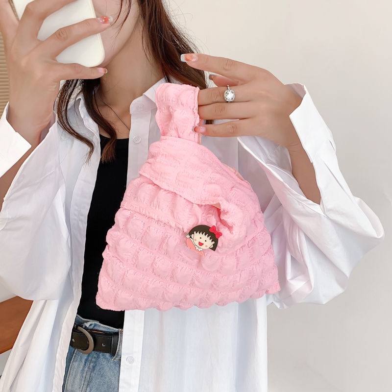 Túi Xách Đeo Dưới Cánh Tay Cỡ Nhỏ Gấp Được Phong Cách Hàn Quốc Cho Nữ