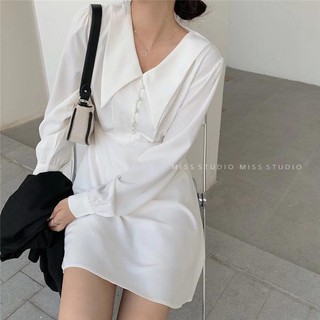 Tibou Dress - Đầm nút bọc có cổ