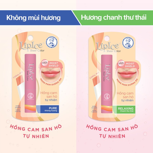 Son dưỡng có màu tự nhiên LipIce Sheer Color 2.4g