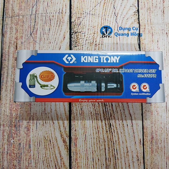 Bộ tô vít đóng 6 chi tiết King tony chính hãng