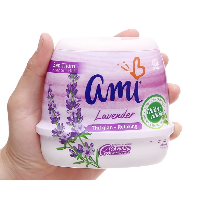 SÁP THƠM AMI 200G LAVENDER/ LILY/ YLANG/ JASMINE