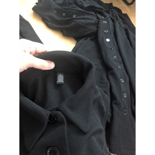 Đầm sơ mi sát nách form âu  dài qua gối có bigsize eo tới 90  vnxk