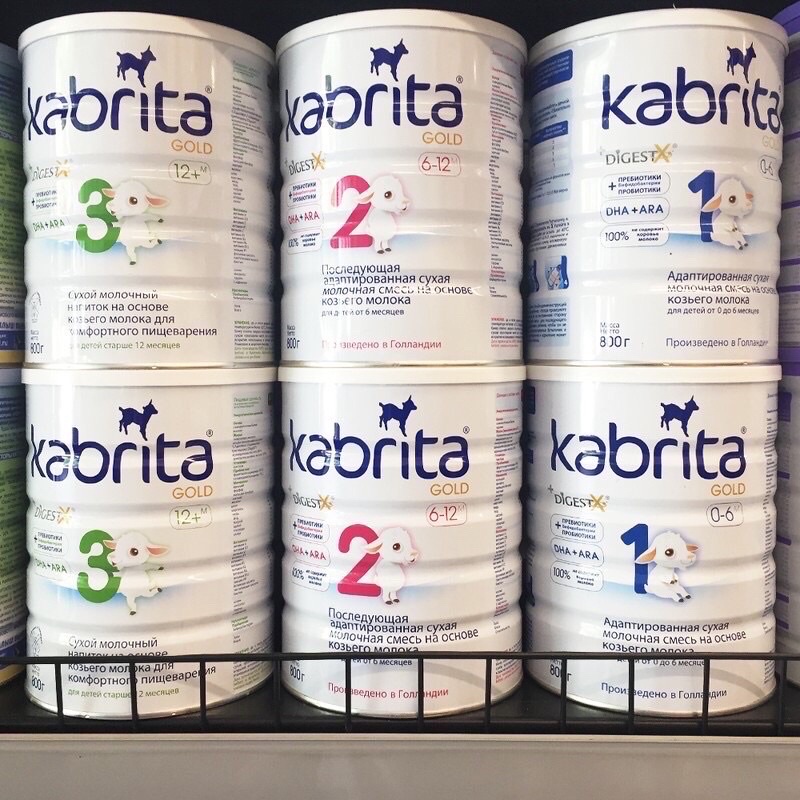 Sữa Dê Kabrita Gold Số 1,2,3,4 Của Nga Hộp 800gdate 2023/ 2024