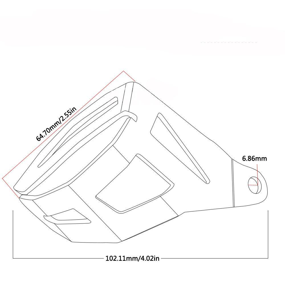 Nắp Đậy Bình Dầu Phanh Sau Cho Xe Máy BMW R1200GS LC ADV 13-16