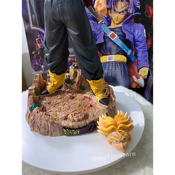 Mô hình figure Trunks cao 50cm 2 đầu thay thế - Mẫu mới Dragon Ball