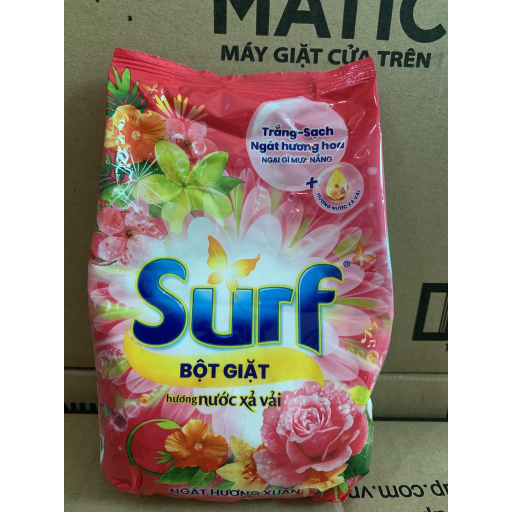 Bột giặt SURF GÓI NHỎ 380G và 800G