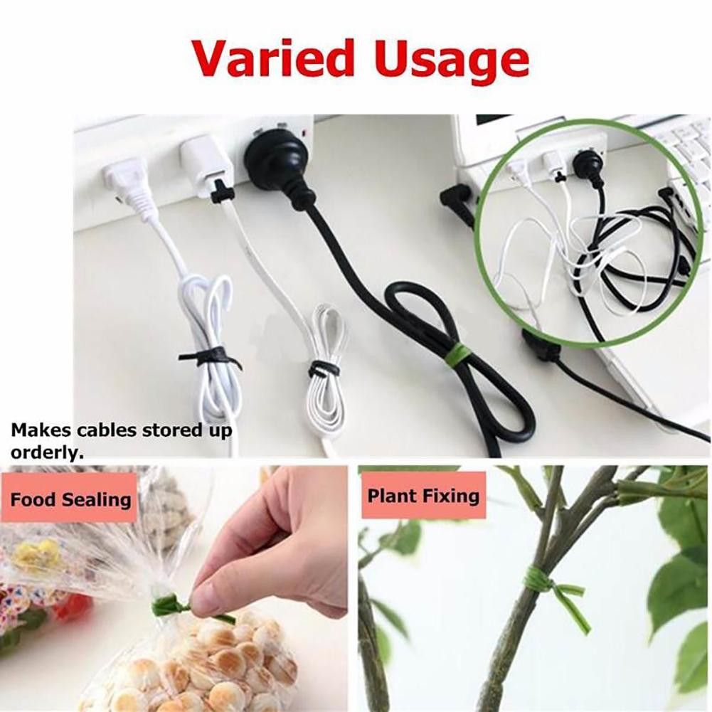 WX_Durable 30M Roll Wire Twist Ties Garden Cable Vegetable Gardening Climbers Tool