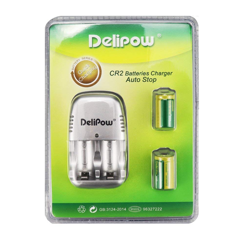 COMBO 2 PIN VÀ SẠC DELIPOW FOR CR2