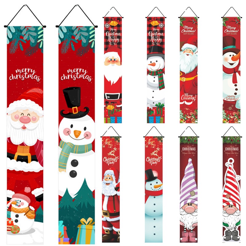 Băng Rôn Chữ Merry Christmas Dùng Để Trang Trí Cửa Dịp Giáng Sinh