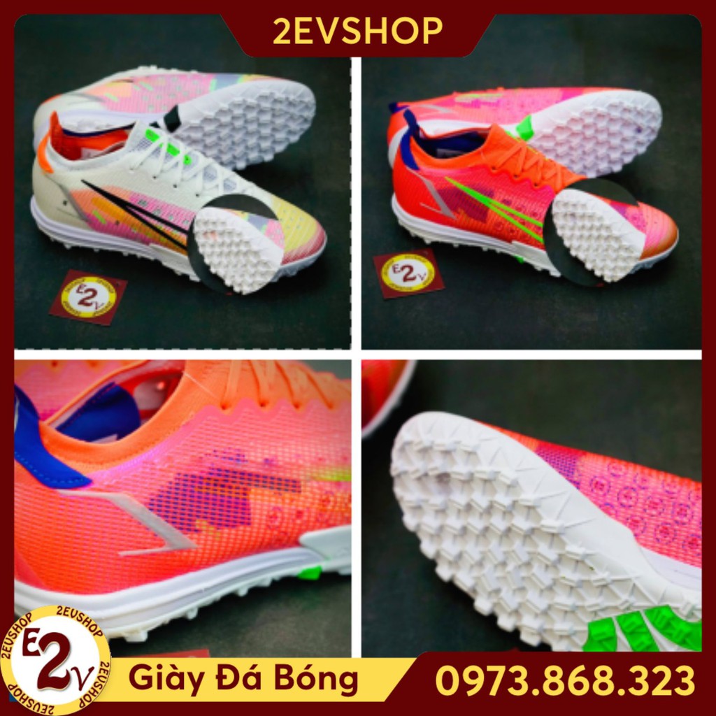 Giày đá bóng thể thao nam 𝐌𝐞𝐫𝐜𝐮𝐫𝐢𝐚𝐥 𝐕𝐚𝐩𝐨𝐫 𝐄𝐥𝐢𝐭𝐞 Colorful, giày đá banh cỏ nhân tạo cao cấp - 2EVSHOP