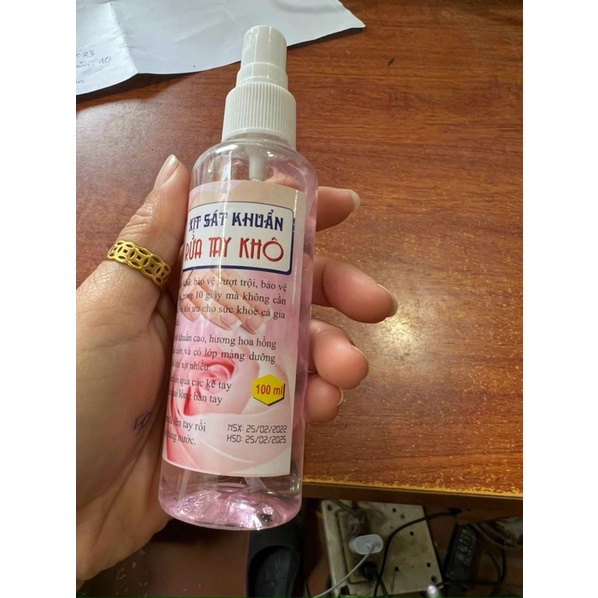 Xịt rửa tay khô 100ml