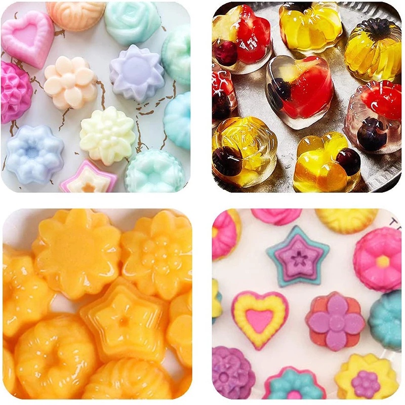 Khuôn silicone tạo hình làm bánh kẹo hình bông hoa 3D