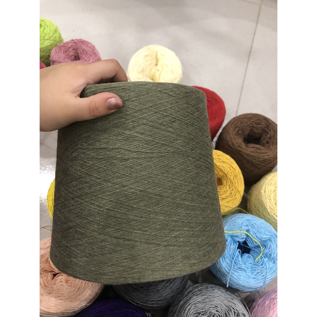 Sợi COTTON LỤA TENCEL MODAL SIÊU ĐẸP MỚI - CUỘN 100GRAM