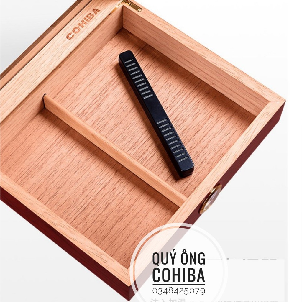 Hộp bảo quản 20 điếu Cohiba gỗ tuyết tùng