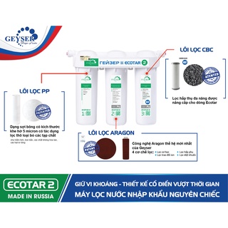 Bộ lọc máy lọc nước nano geyser ecotar 2 made in russia - lõi thay thế