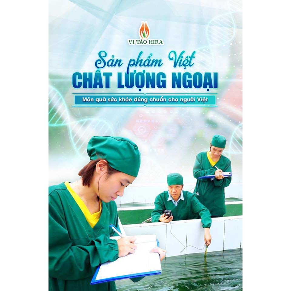 [Hàng chính hãng] Tảo xoắn Hira Spirulina nguyên chất 100% hộp 120 viên nén