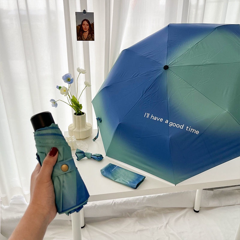 Dù Gấp Tự Động Mini Chống Tia UV Cao Cấp Tiện Lợi Dễ Sử Dụng