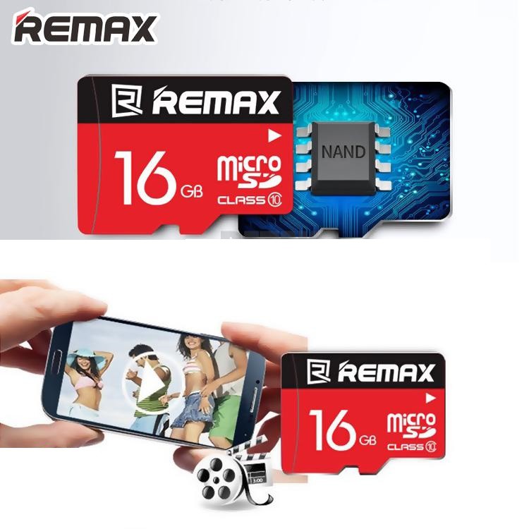 COMBO 10 THẺ NHỚ REMAX MICRO SD 16GB TỐC ĐỘ CLASS 10