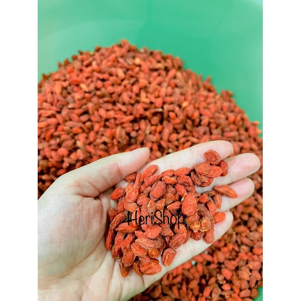 50g - Kỷ tử Ninh Hạ- Trái to, ráo, thơm, ngọt.