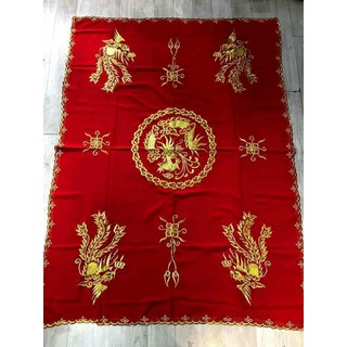 bộ khăn phủ diện tấu hương hầu thánh 95x138-34x90